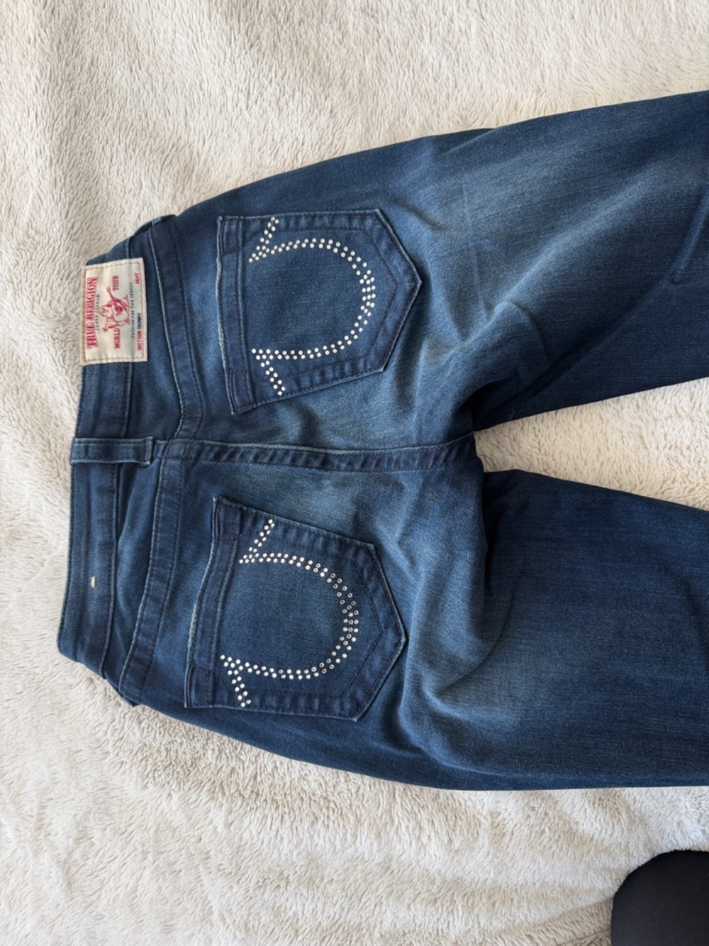 True Religion Women's Dark Indigo Skinny Jeans - Picture 4 of 4